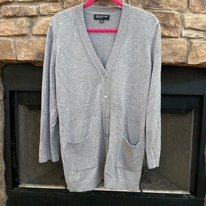 Calvin Klein grey cardigan. Size XL